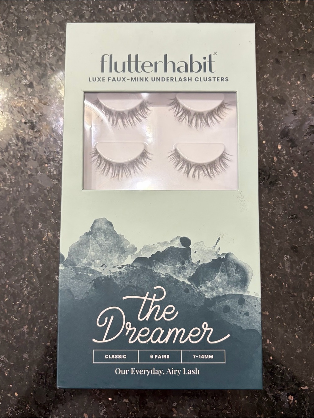 flutterhabit The Dreamer Luxe Faux-Mink Underlash Clusters - Classic Black